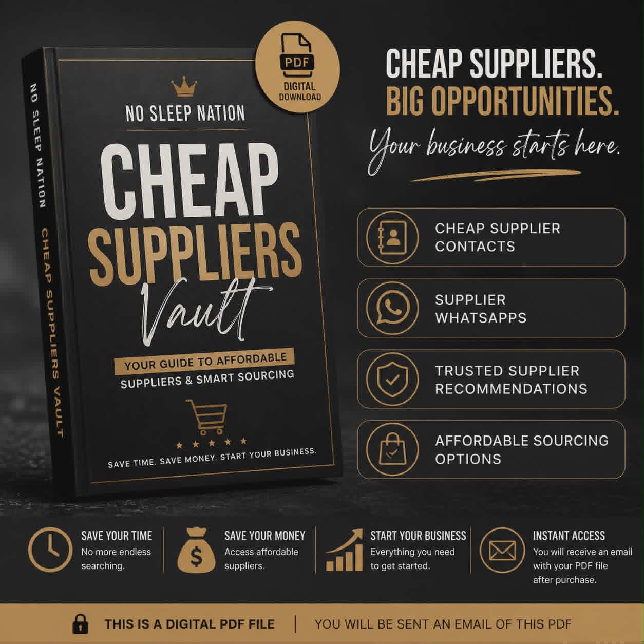No Sleep Nation | Starter Suppliers Vault