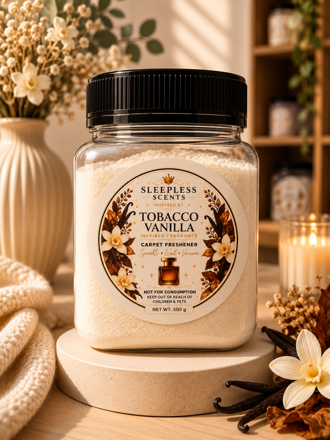 Tobacco Vanilla Inspired Carpet Freshener — 500g