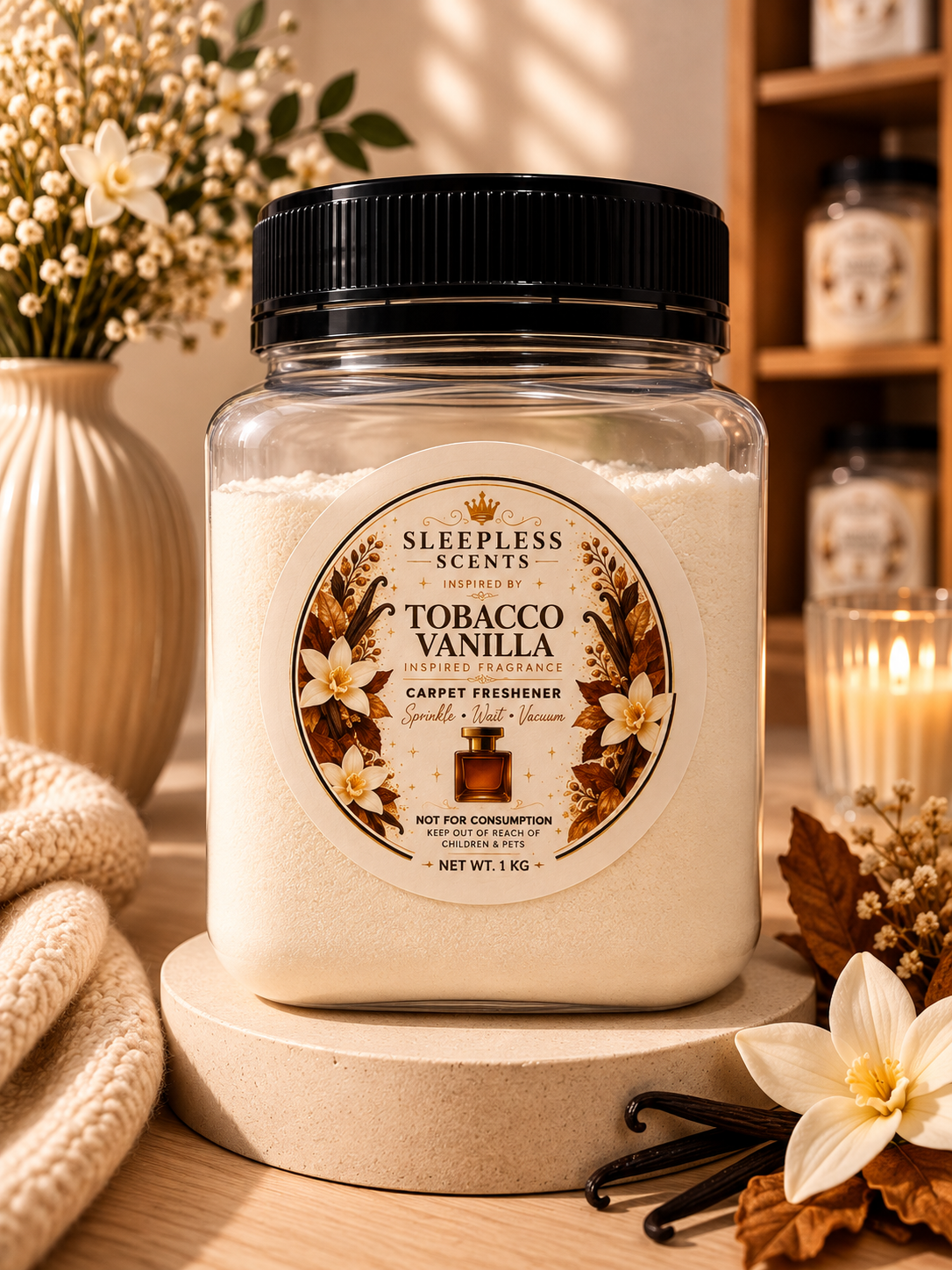 Tobacco Vanilla Inspired Carpet Freshener — 1kg